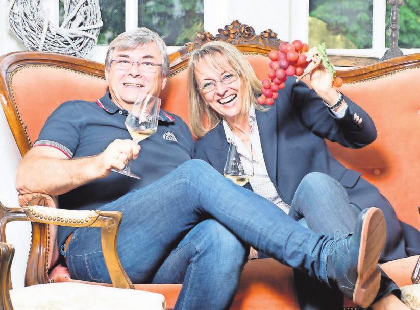 Machen Lust auf Wein: Klaus-Peter und Beate Rothärmel. Machen Lust auf Wein: Klaus-Peter und Beate Rothärmel.