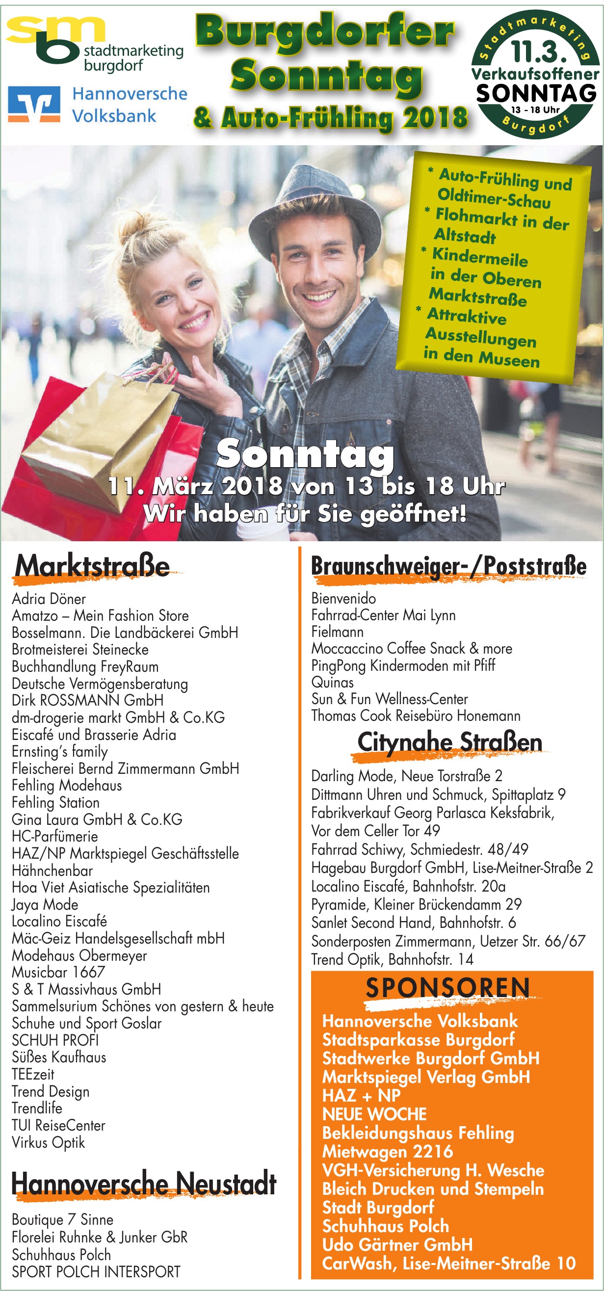 Burgdorfer Sonntag & Auto-Frühling 2018