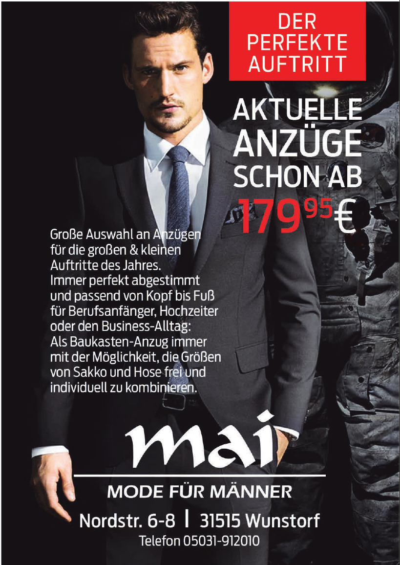 Mai - Mode für Männer