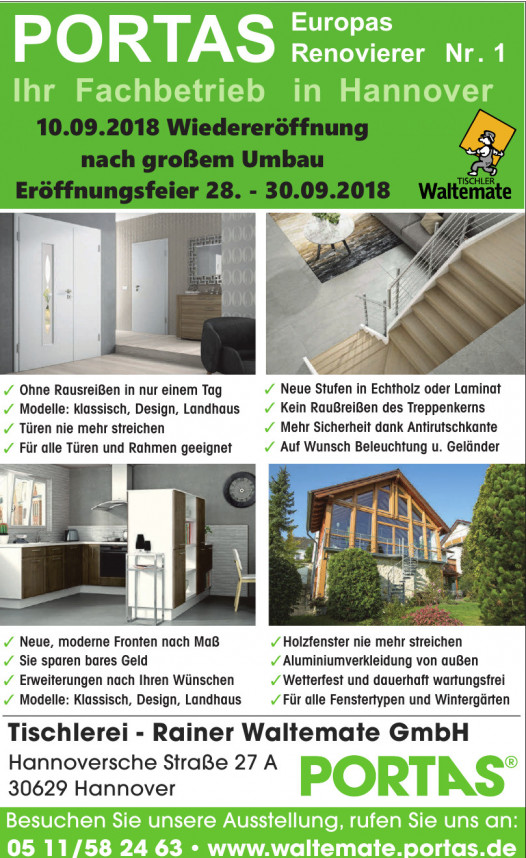 Tischlerei - Rainer Waltemate GmbH