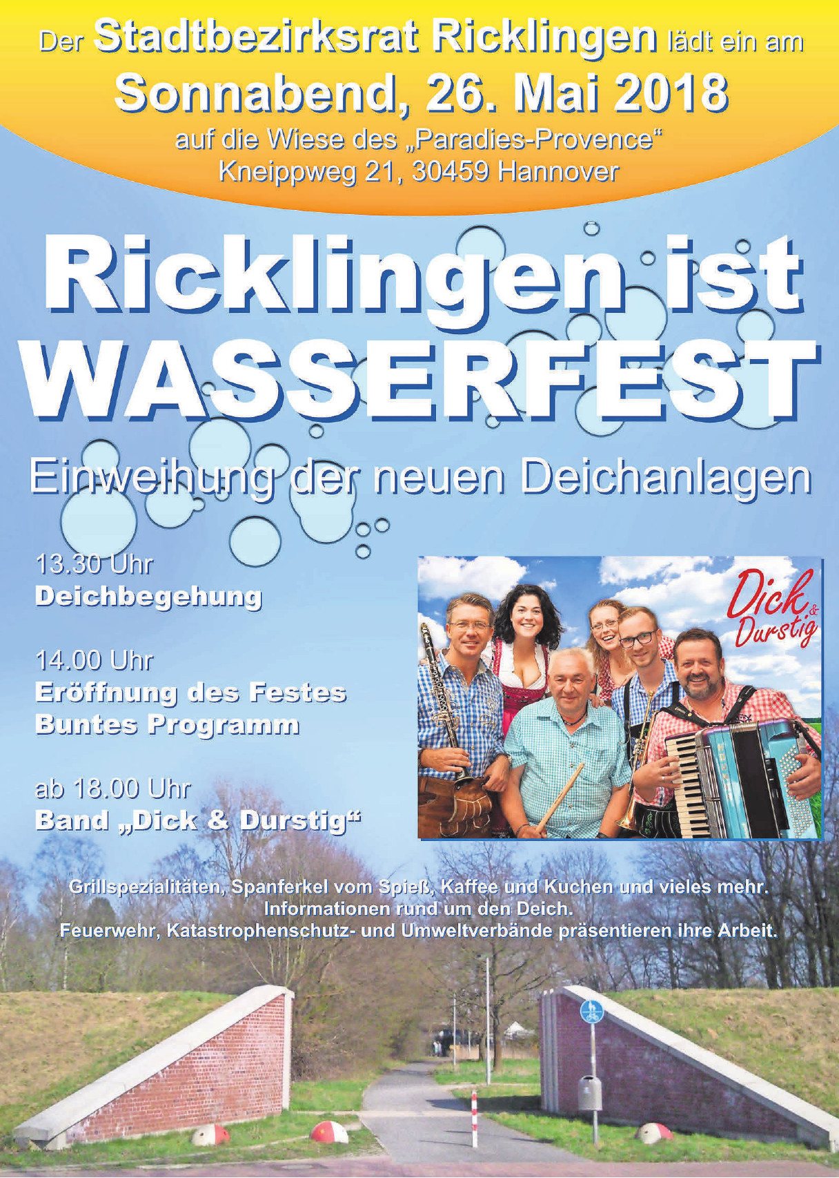 Ricklingen ist Wasserfest