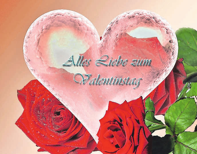 Eine liebe Einladung zum Valentinstag in das Feinschmeckerrestaurant.